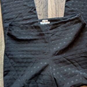 Talbots Heritage Black Pants with Polka Dots